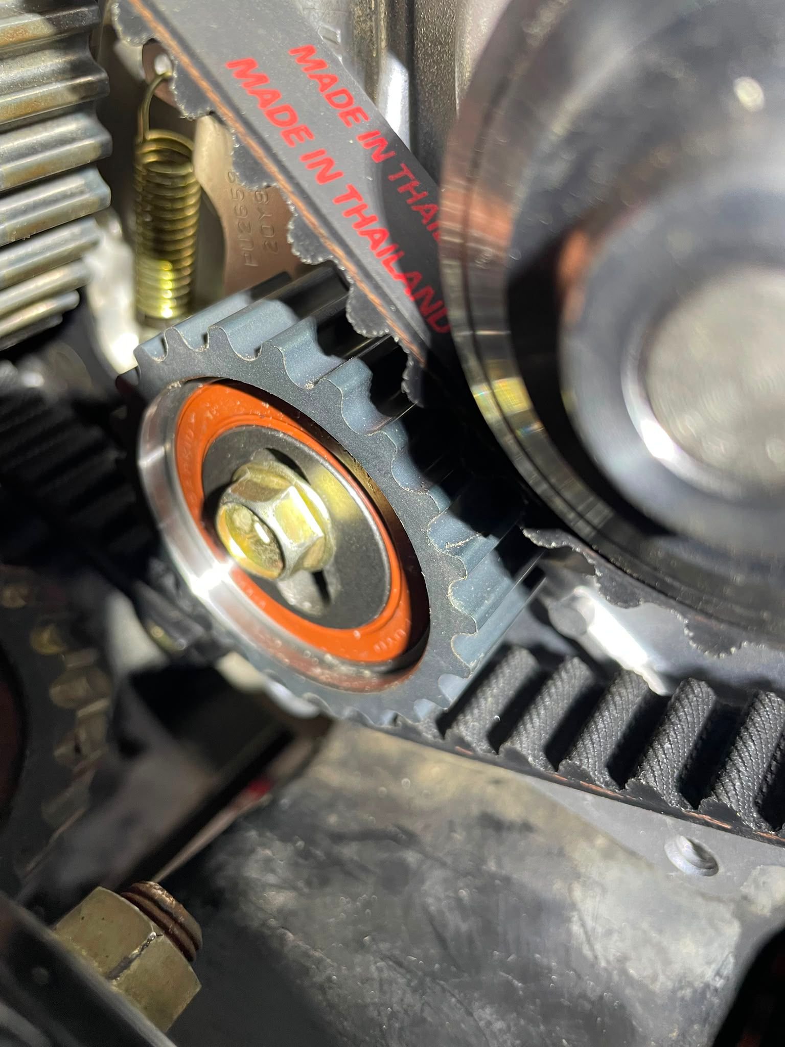 Maintenance work on a 1995 Subaru Sambar 4WD